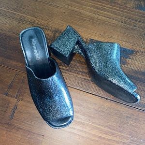 Jeffery Campbell Glitter Clogs